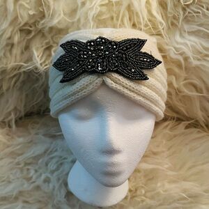 Sweater Headband Embellished New